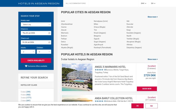 Screenshot of aegeanhotelspage.com