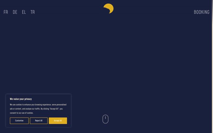 Screenshot of aegeannest.com