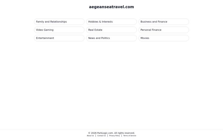 Captura de ecrã de aegeanseatravel.com