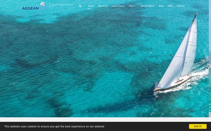 Screenshot of aegeanwind.gr