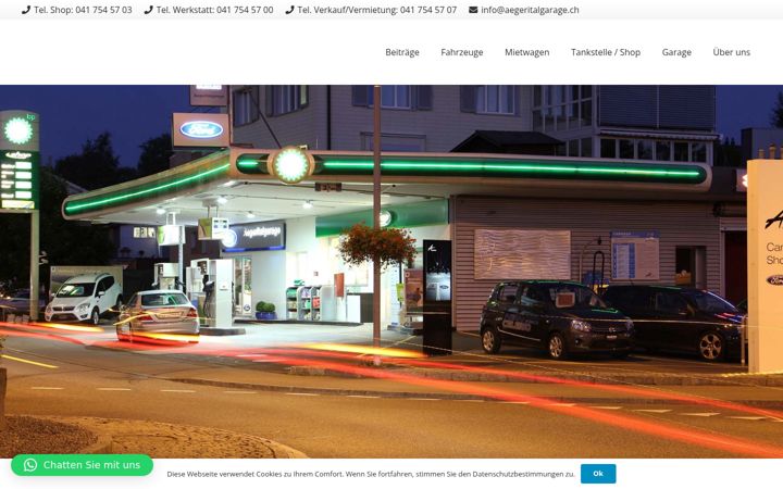 Screenshot of aegeritalgarage.ch