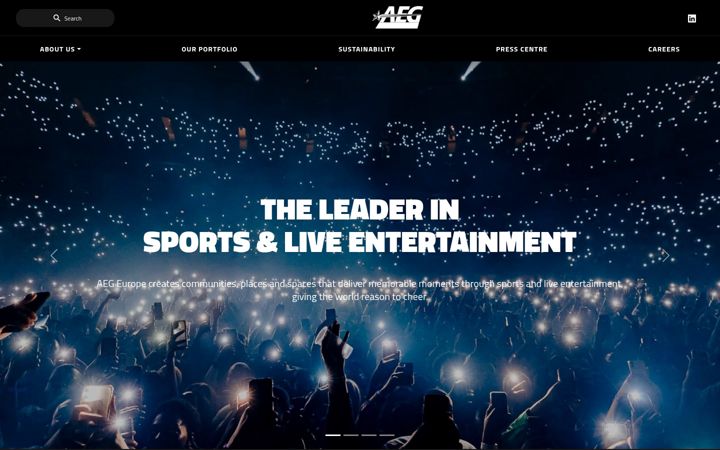 Screenshot of aegeurope.com