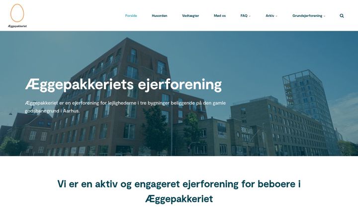 Snímek obrazovky aeggepakkeriet.dk