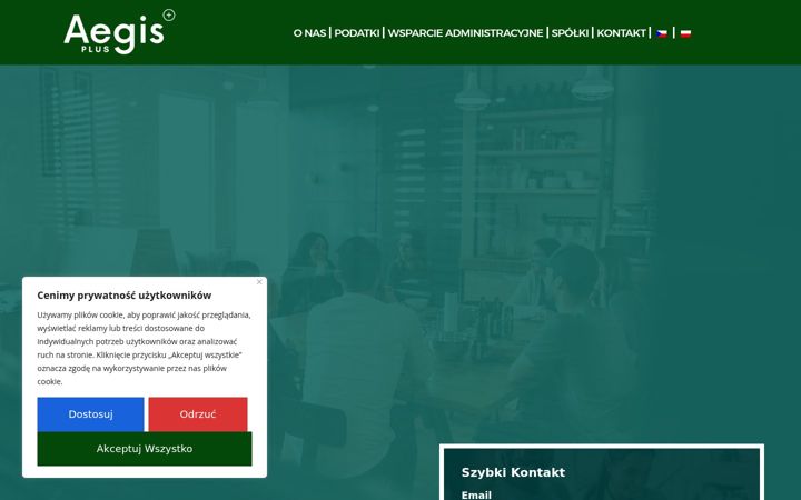 Screenshot of aegis-plus.cz