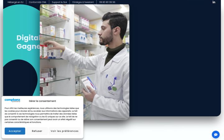 Screenshot of aegisconnect.fr