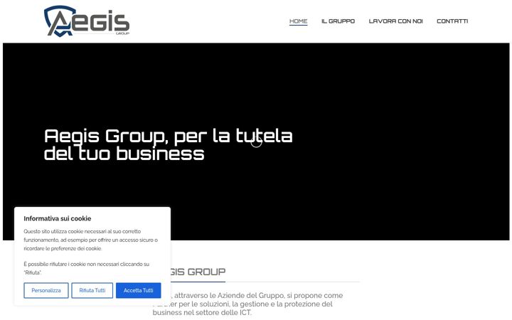Screenshot of aegisgroup.it