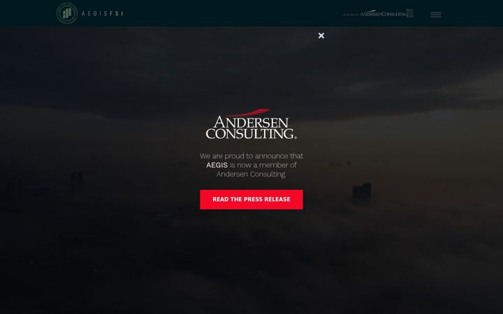 Screenshot of aegishr.it