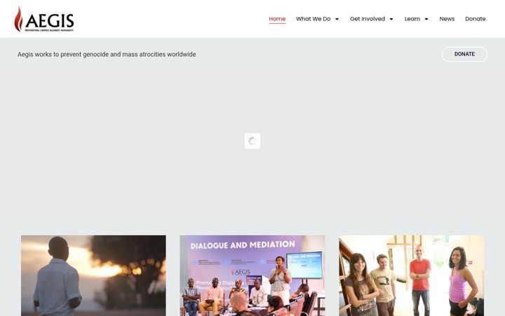 Screenshot van aegistrust.online
