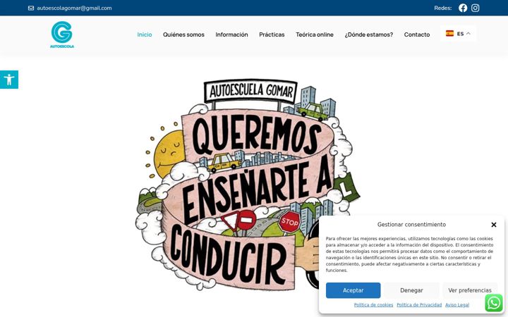Screenshot of aegomar.com