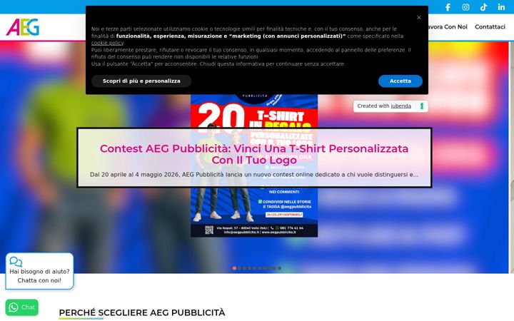 Skærmbillede af aegpubblicita.it