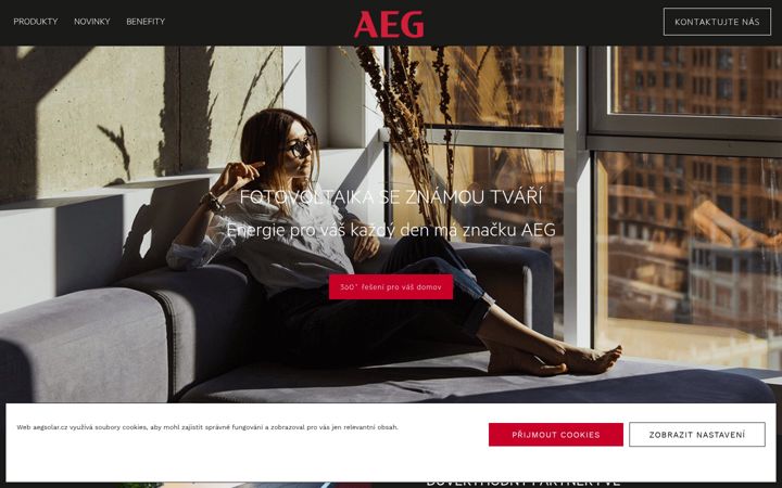 Screenshot of aegsolar.cz