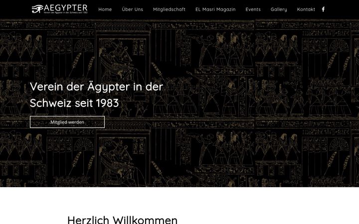 Screenshot of aegypter.ch
