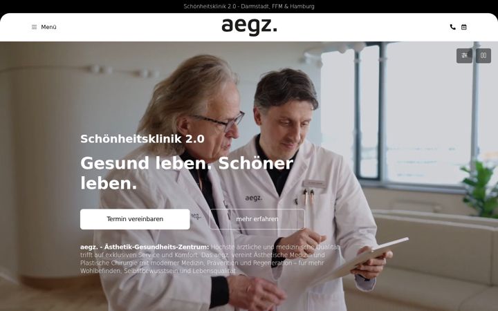 Screenshot of aegz.de