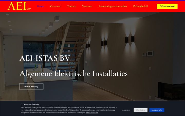 Screenshot of aei-istas.be