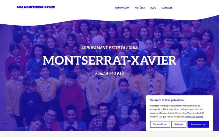 Screenshot of aeigmontserratxavier.cat