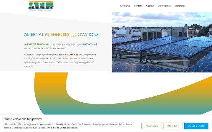 Screenshot di aeisrl.eu