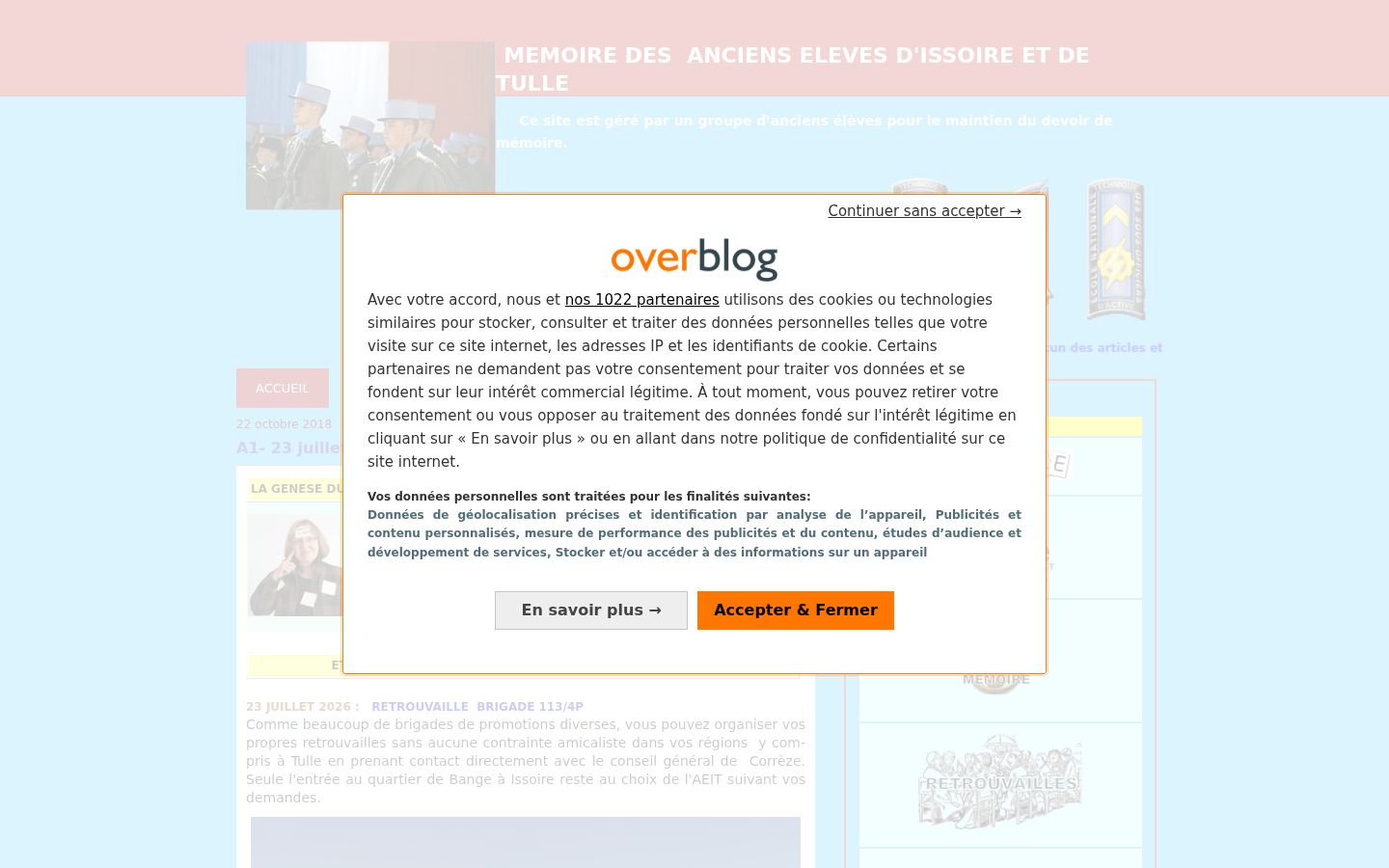 Screenshot tal-banner tal-kunsens muri qabel kwalunkwe interazzjoni