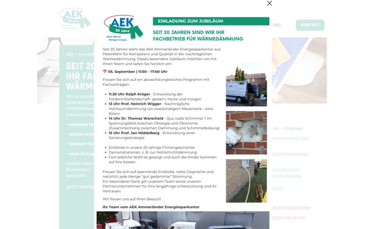 Screenshot of aek-energiespar.de