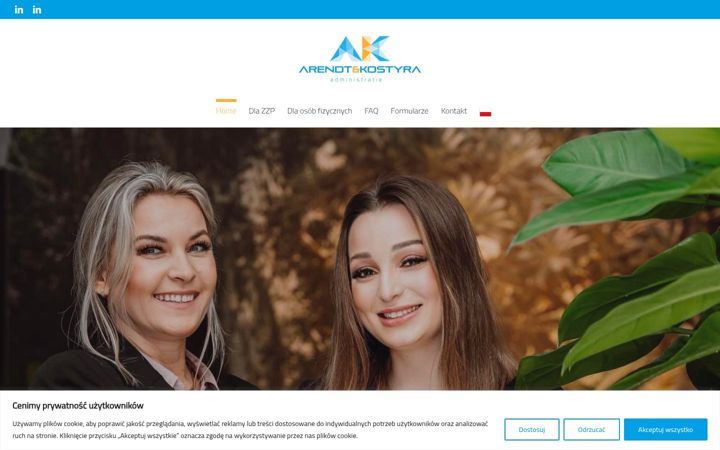 Screenshot of aekadministratie.nl