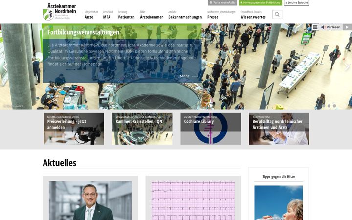 Screenshot of aekno.de