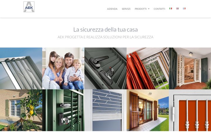Screenshot von aeksicurezza.it