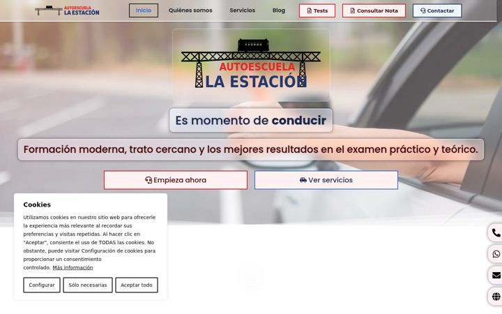 Screenshot of aelaestacion.es