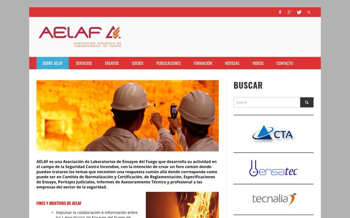 Screenshot of aelaf.es