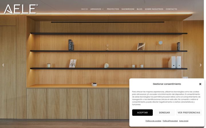 Screenshot of aele.es