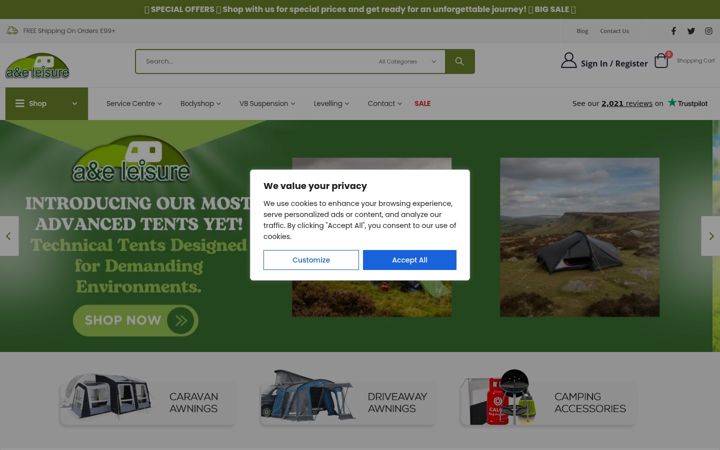 Képernyőkép: aeleisure.co.uk