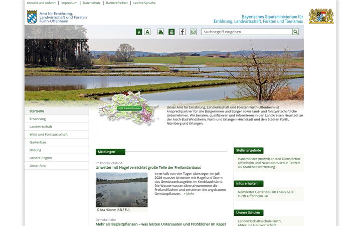 Posnetek zaslona aelf-fu.bayern.de