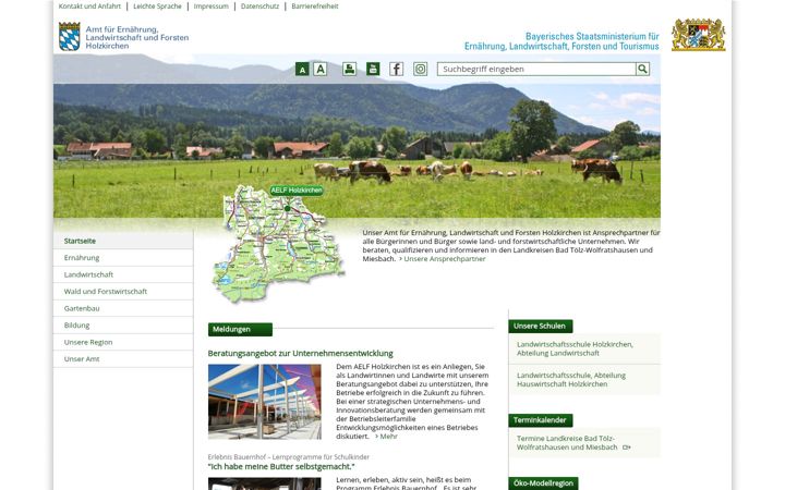 Screenshot of aelf-hk.bayern.de