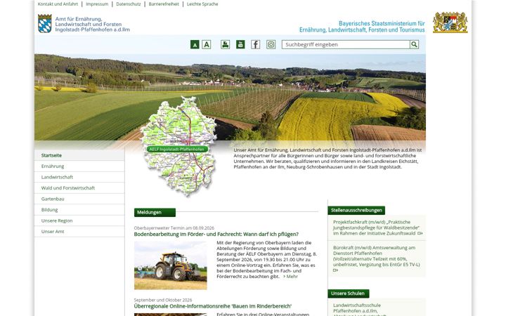 Screenshot of aelf-ip.bayern.de
