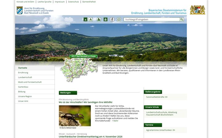Captura de pantalla de aelf-ns.bayern.de