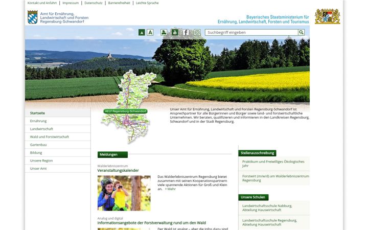 Screenshot von aelf-rs.bayern.de