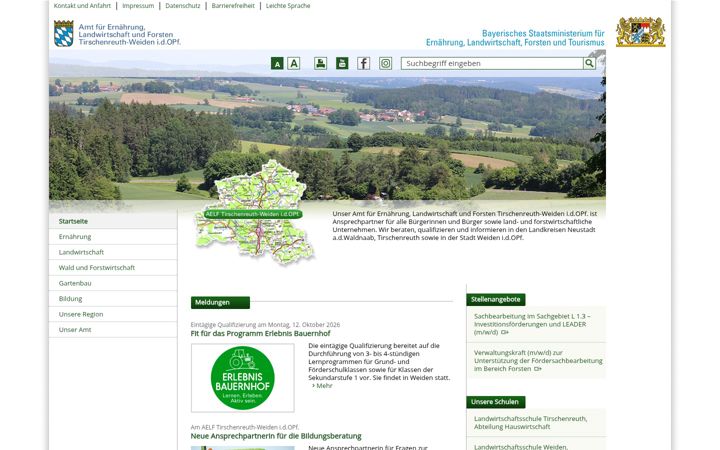 Screenshot of aelf-tw.bayern.de