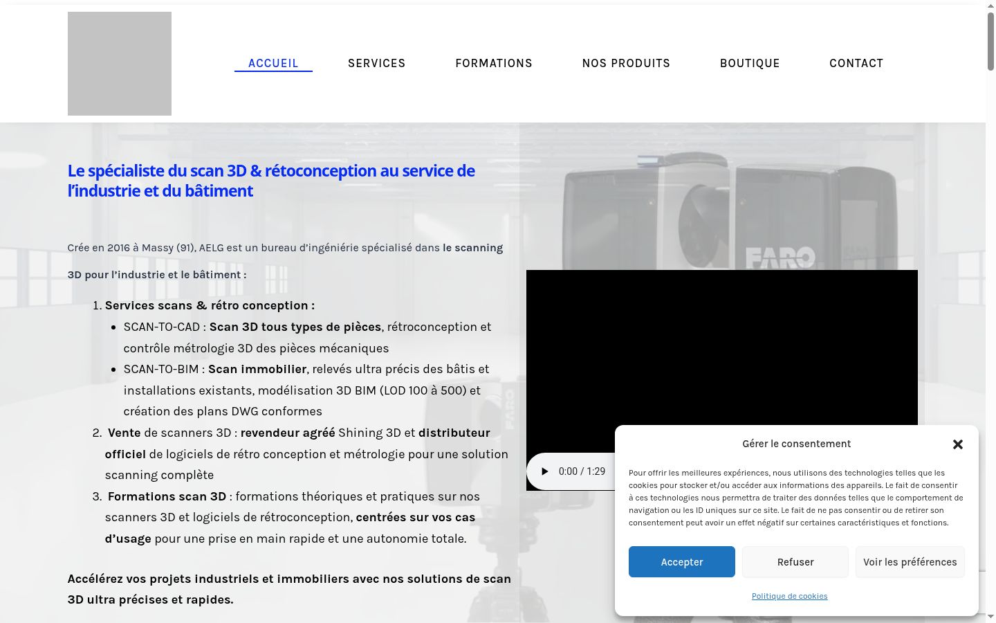 Snímek obrazovky baneru souhlasu zobrazeného před jakoukoli interakcí