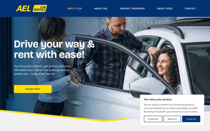 Screenshot of aelgozo.com