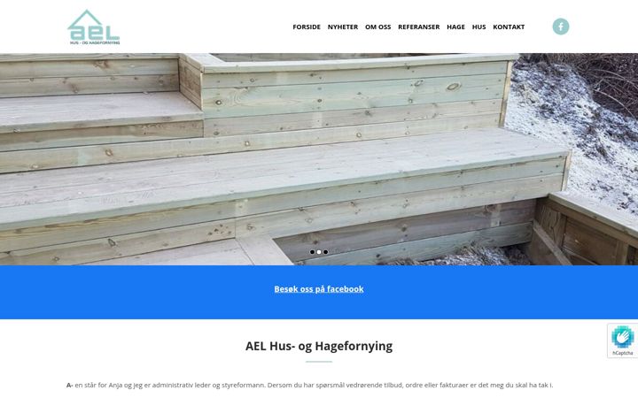 Screenshot of aelhusoghage.no