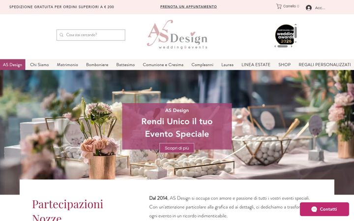 Screenshot of aelle-creativedesign.it