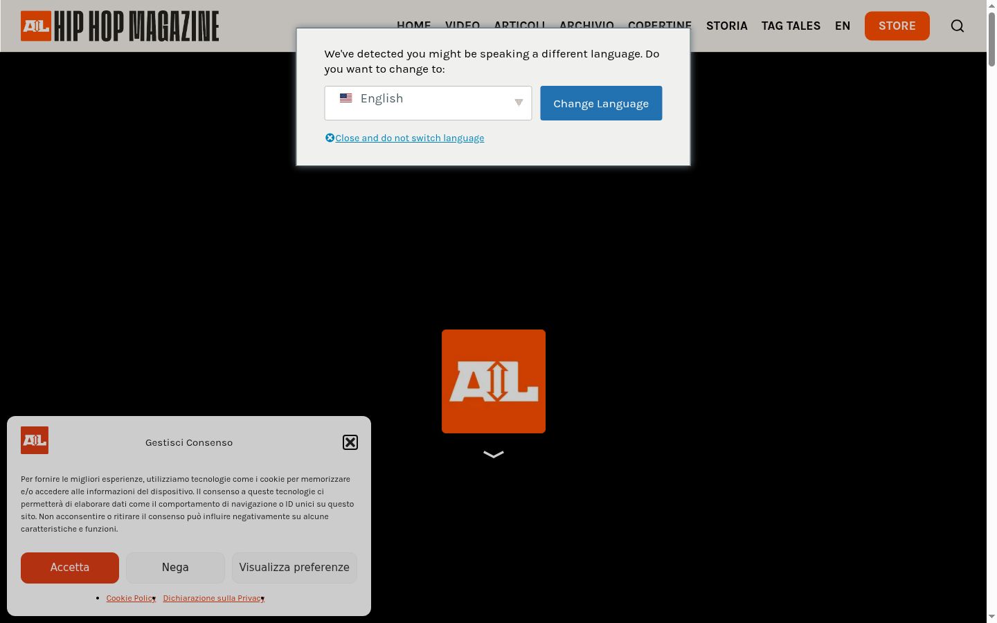 Ekraanipilt nõusolekubännerist, mida näidati enne mis tahes suhtlust