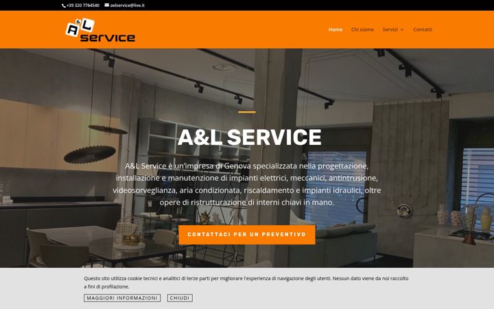 Screenshot of aelservice.it