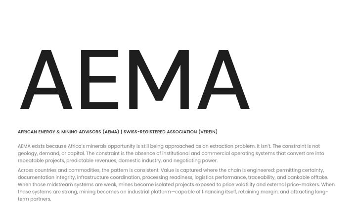 Screenshot of aema.co