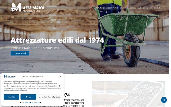 Screenshot of aemaioli.it