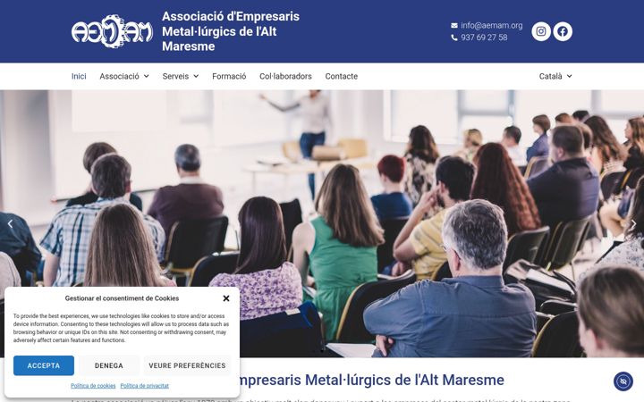 Screenshot ta' aemam.org