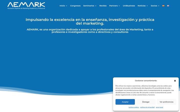 Screenshot of aemark.org