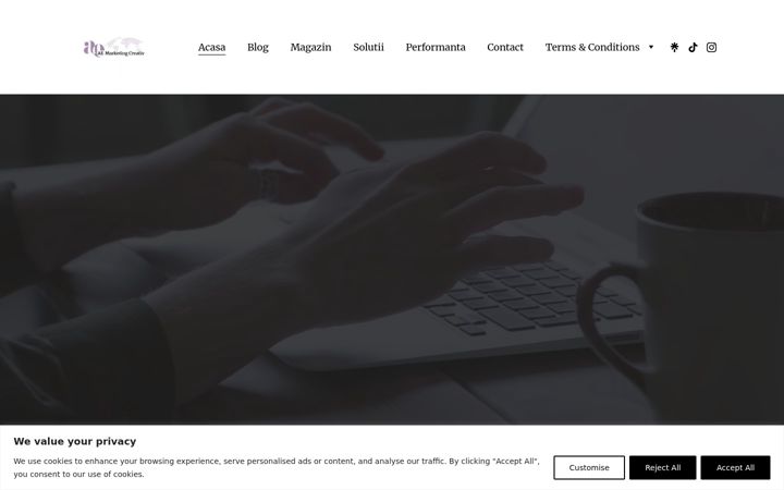 Screenshot of aemarketingcreativ.com