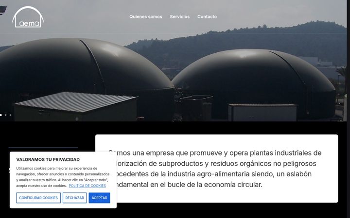 Screenshot of aemase.com