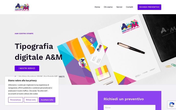 Screenshot of aemcentrostampe.com