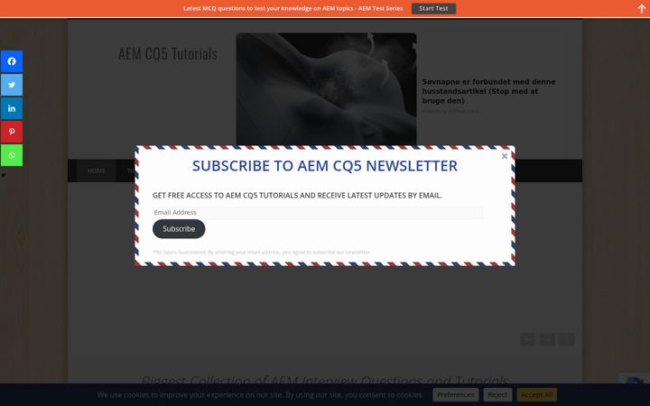 Zrzut ekranu aemcq5tutorials.com