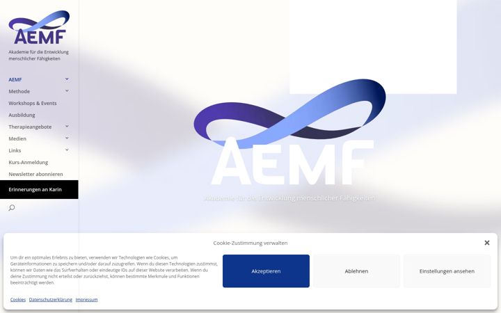 Екранна снимка на aemf.info